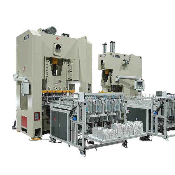 ALUMUNIM FOIL TRAY MAKING MACHINE