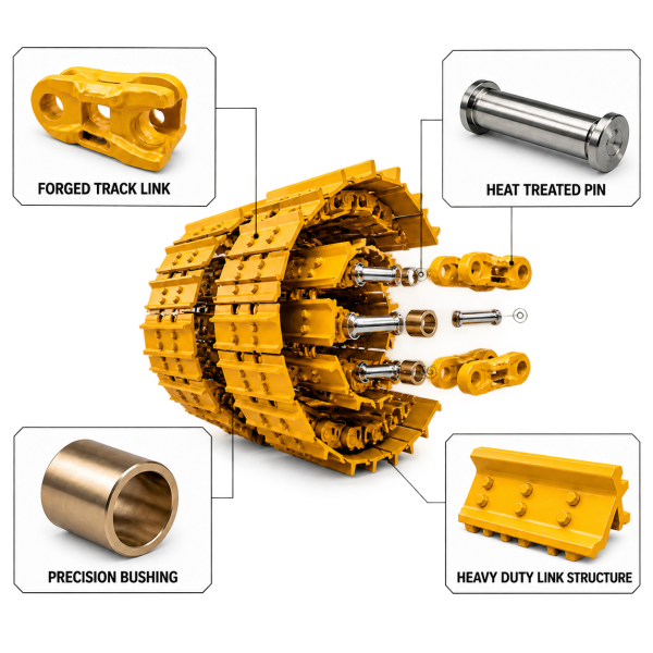 EXCAVATOR TRACK CHAIN